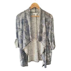 Christopher and Banks Gray Water Fall Jacket Size Medium